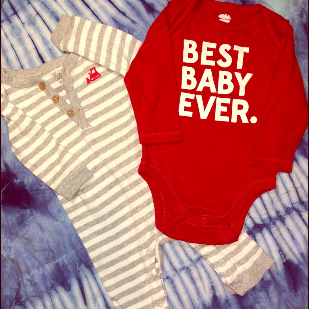Long Sleeve Bodysuit/Onesie & Romper 3m